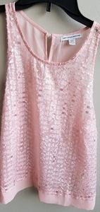 Pink sequin top